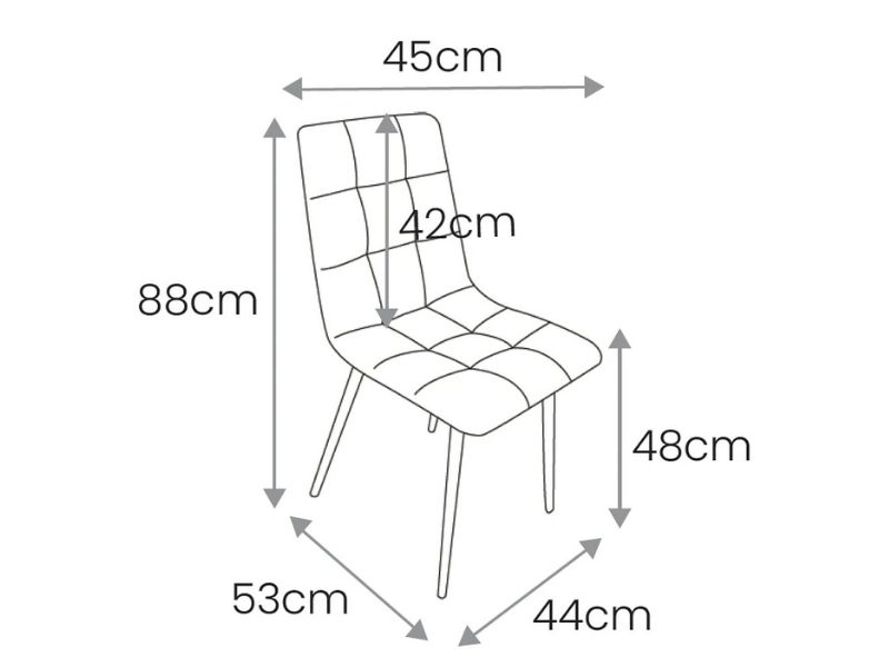 SILLA YENNIFER CAMEL - Imagen 2