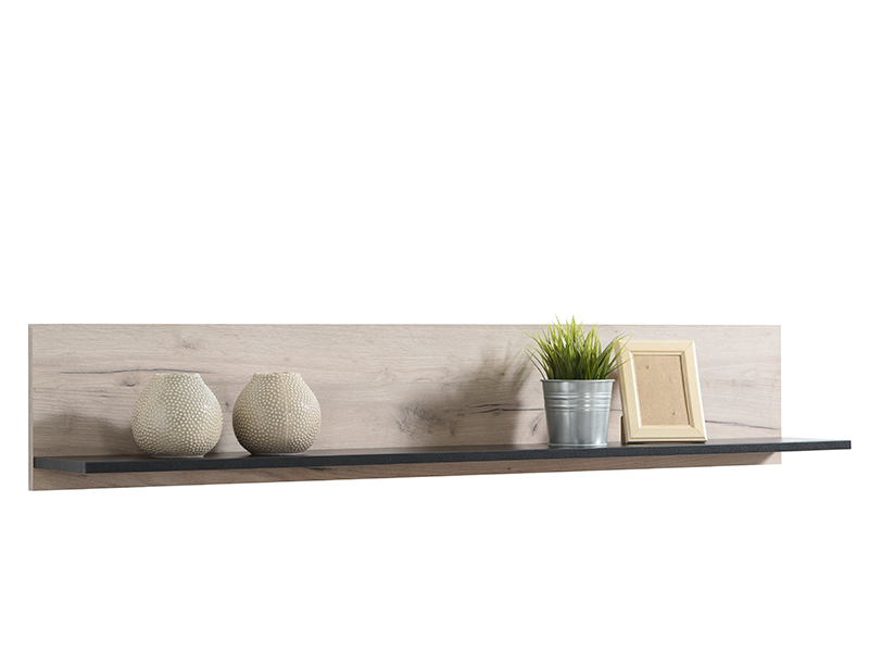 APILABLE “SET UMBRIA” 258,5cm GREY OAK/BLACK - Imagen 2