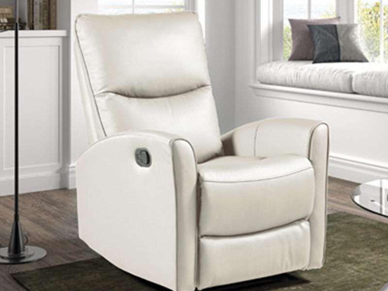 SILLON MANUAL “FERROL” PIEL 315 MARFIL